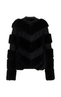 Black / Veste Carys en cuir - Black