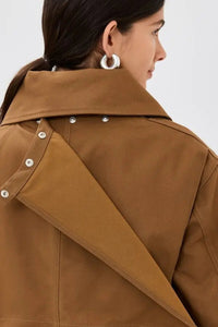 Patch Pocket Utility Jacket - Toffee