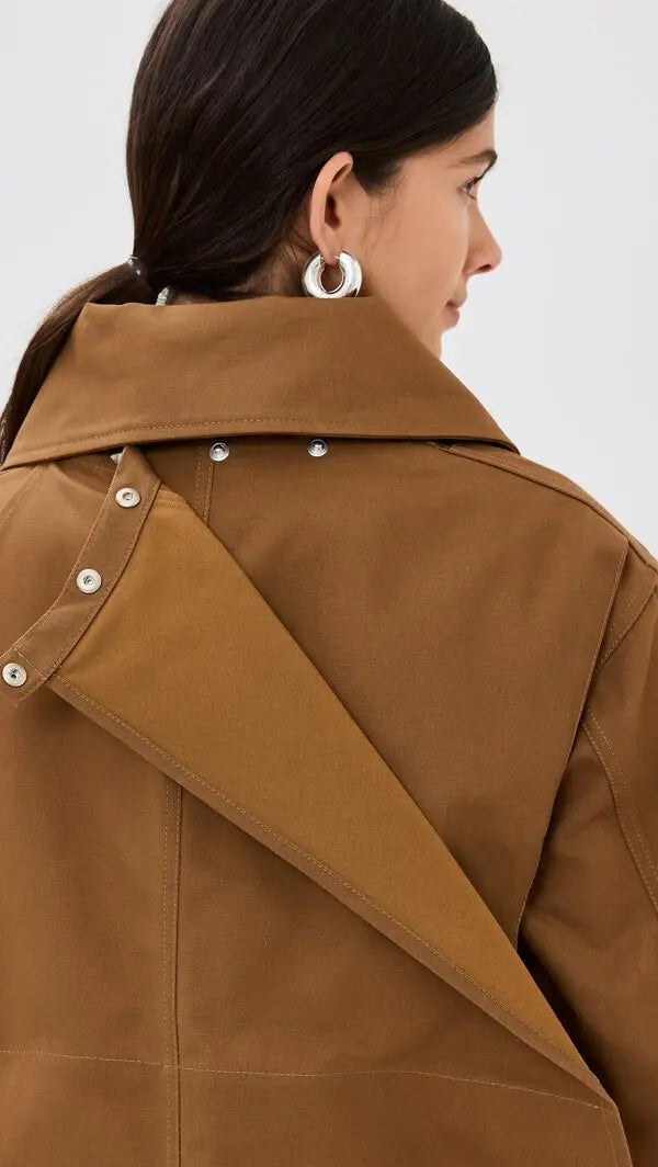 Patch Pocket Utility Jacket - Toffee