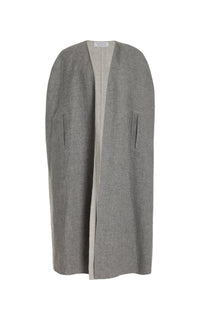 Light Grey Melange / Cape Lindlow en cachemire - Light Grey Melange