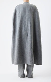 Light Grey Melange / Cape Lindlow en cachemire - Light Grey Melange