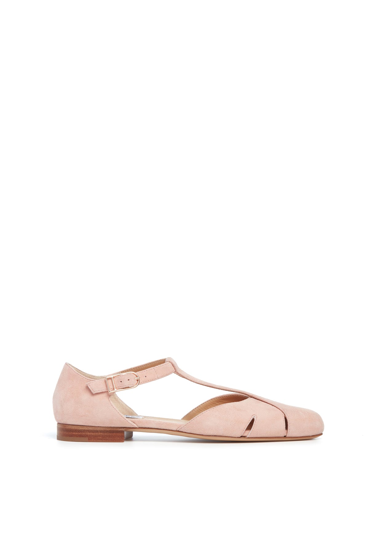 Blush / Sandales à bride Harlow en cuir - Blush