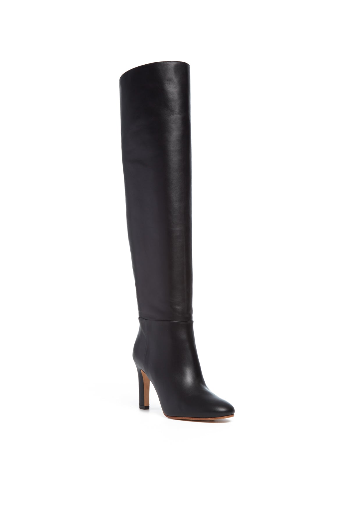 Black / Cuissardes Linda 85 en cuir - Black
