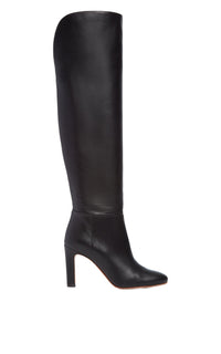 Black / Cuissardes Linda 85 en cuir - Black