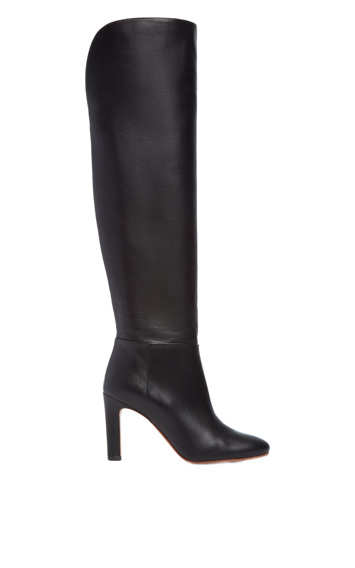 Black / Cuissardes Linda 85 en cuir - Black