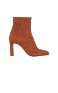 Cognac / Bottines Lila 85 en cuir - Cognac