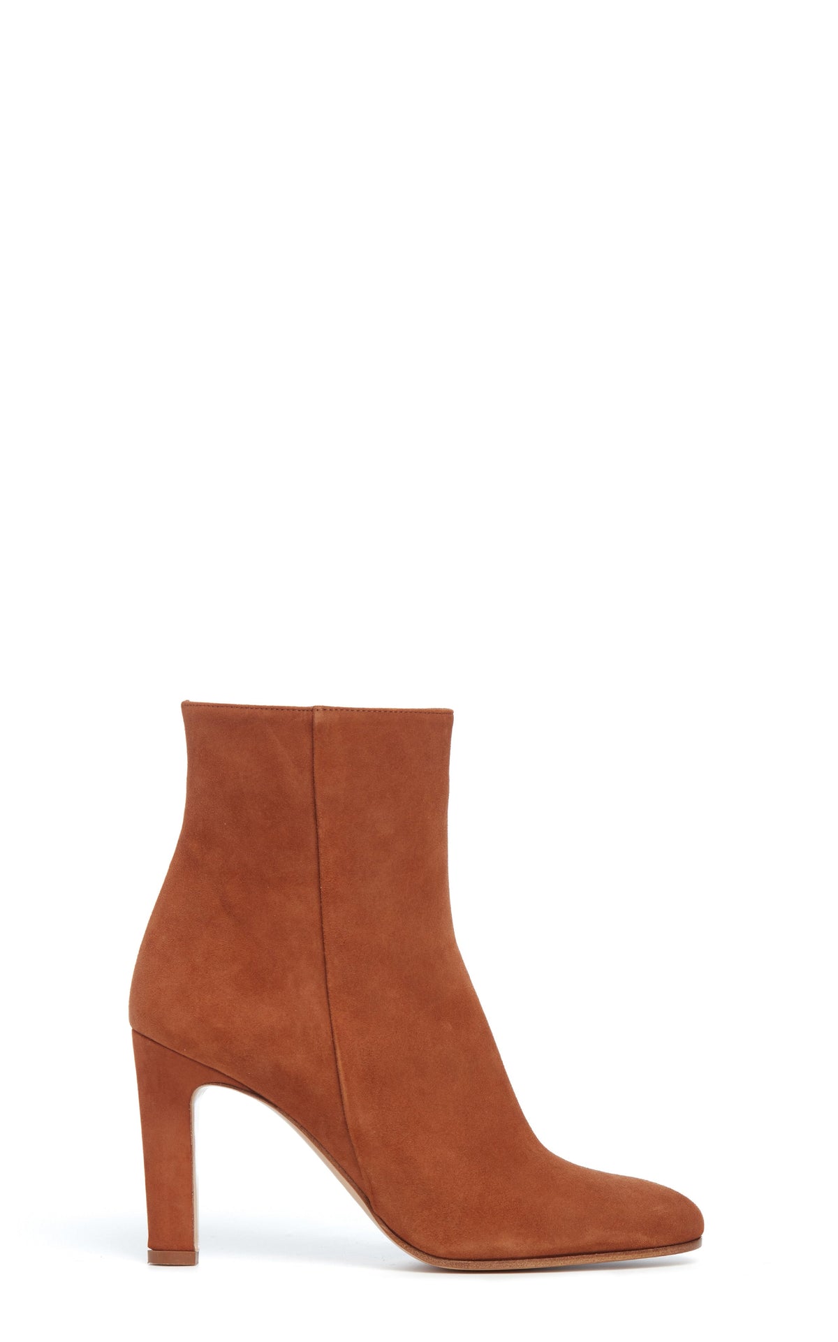 Lila Boot en cognac daim