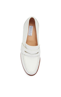 Augusta Heel en crème cervo deerskin cuir