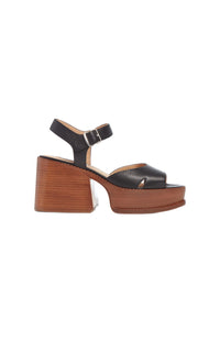 Black / Sandales Zuri 85 en cuir - Black