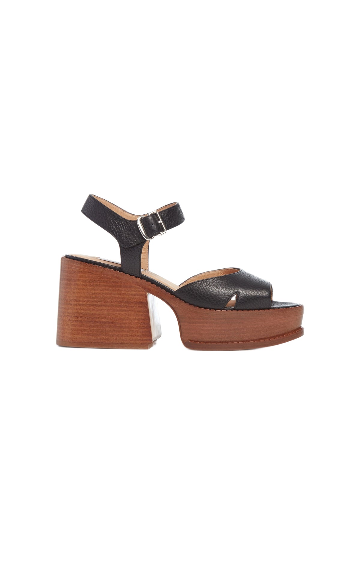 Black / Sandales Zuri 85 en cuir - Black