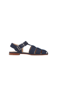 Denim / Sandales Lynn en coton - Denim