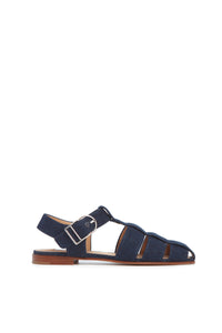 Lynn Sandal en denim organic raw denim