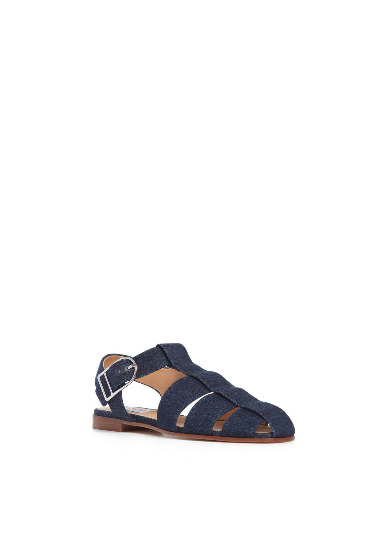 Lynn Sandal en denim organic raw denim
