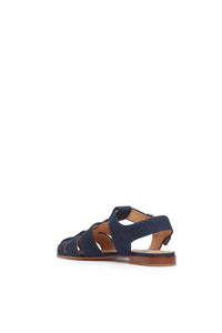 Lynn Sandal en denim organic raw denim