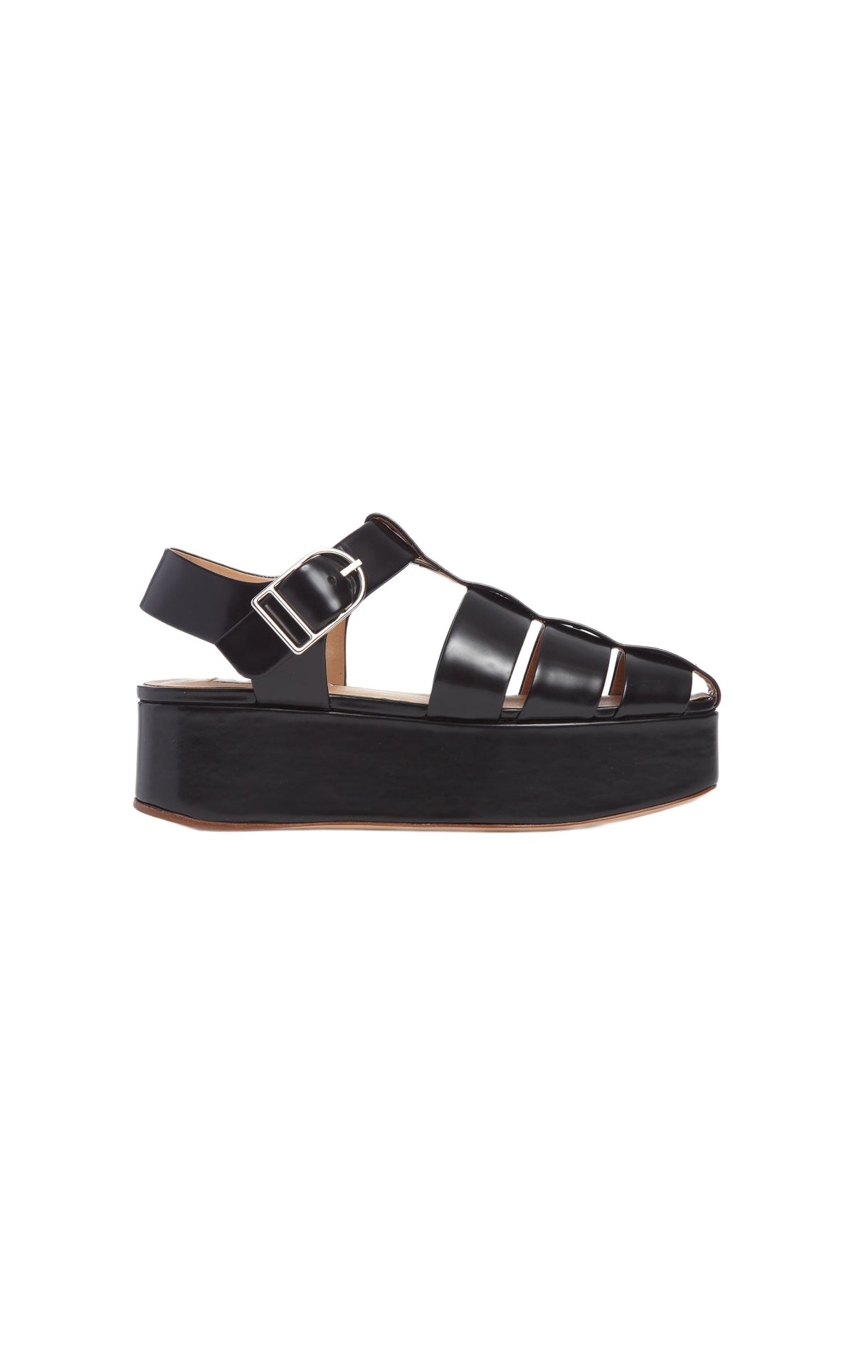 Black / Sandales Mila en cuir - Black