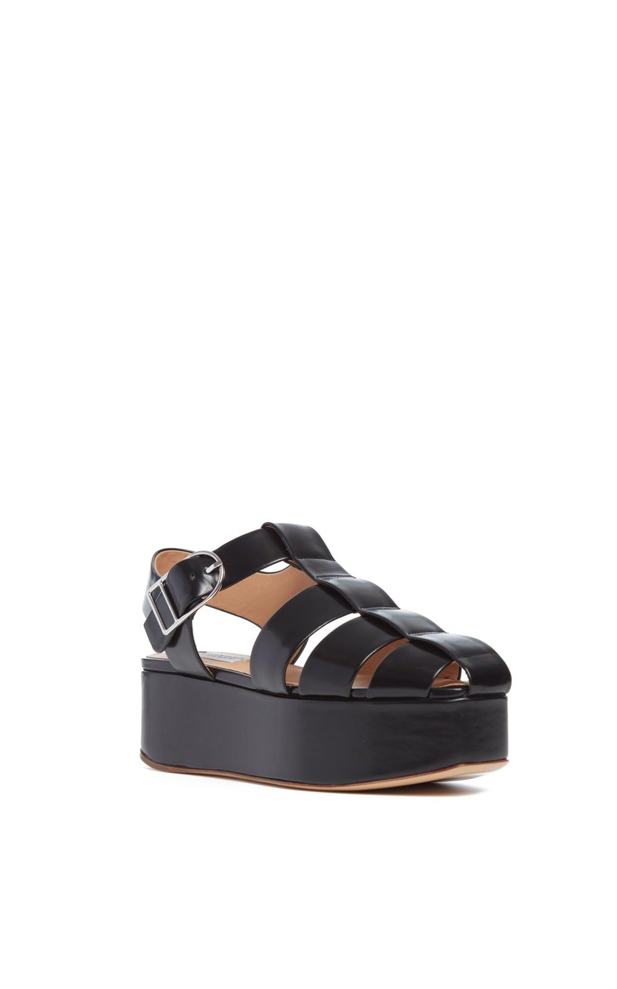 Black / Sandales Mila en cuir - Black