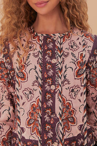 DJV_Glam Tapestry Burgundy Vestes & Manteaux - Glam Tapestry Burgundy