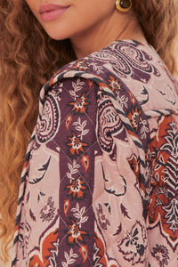 DJV_Glam Tapestry Burgundy Vestes & Manteaux - Glam Tapestry Burgundy