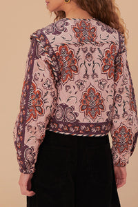 DJV_Glam Tapestry Burgundy Vestes & Manteaux - Glam Tapestry Burgundy
