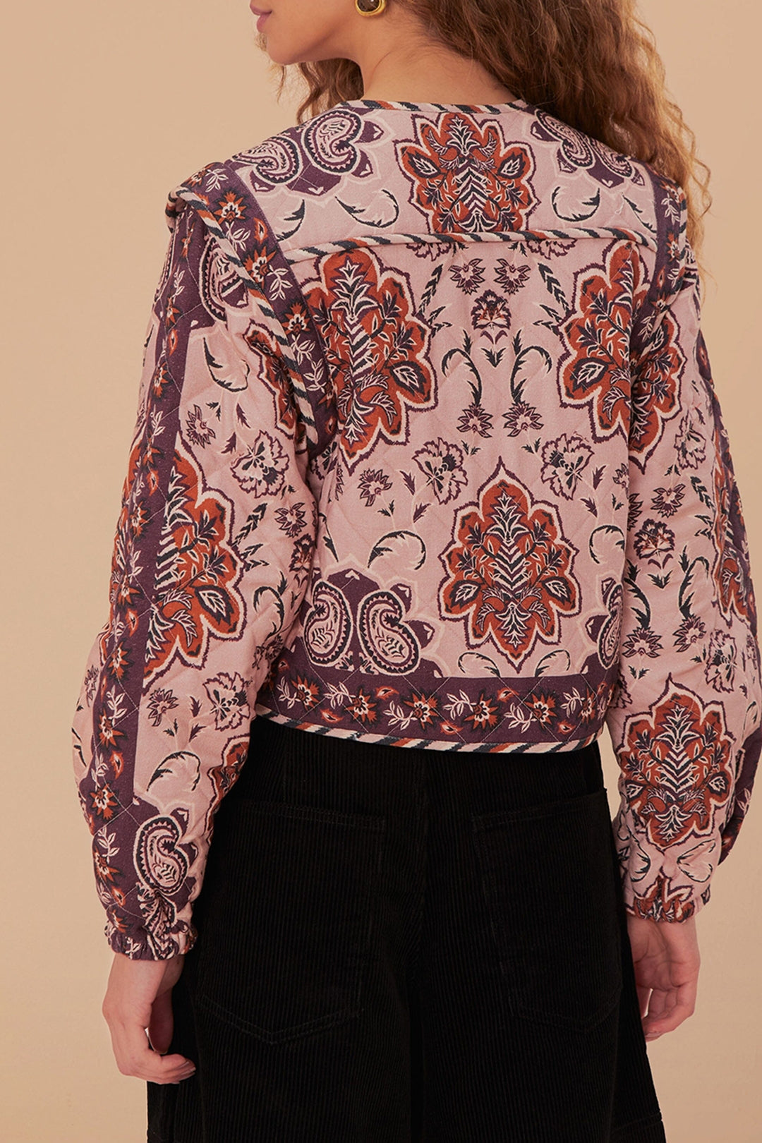 DJV_Glam Tapestry Burgundy Vestes & Manteaux - Glam Tapestry Burgundy