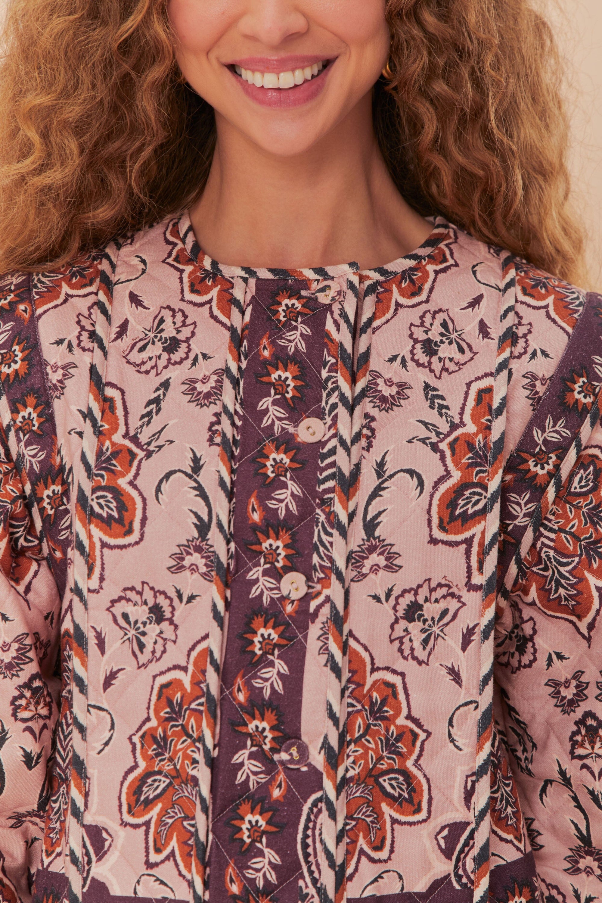 DJV_Glam Tapestry Burgundy Vestes & Manteaux - Glam Tapestry Burgundy