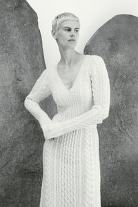 Arwel Sweater en ivoire 2/28 cachemire fil