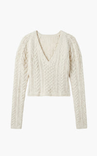 Ivory / Pull Arwel en cachemire - Ivory