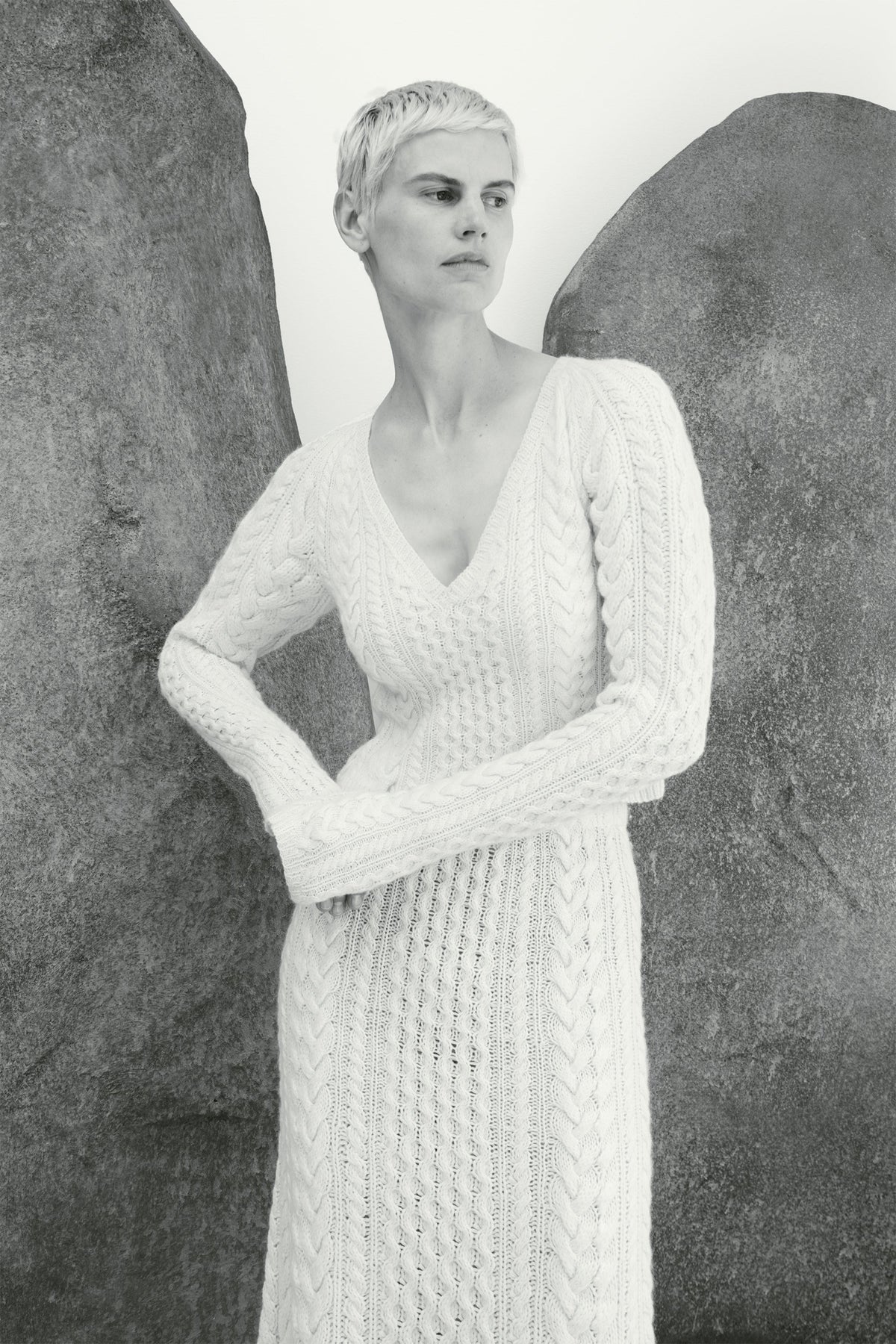 Ivory / Sweat Arwel en cachemire - Ivory