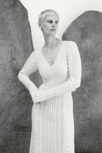 Arwel Sweater en ivoire 2/28 cachemire fil