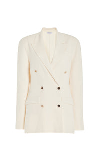 Ivory / Veste blazer Bowen en laine - Ivory