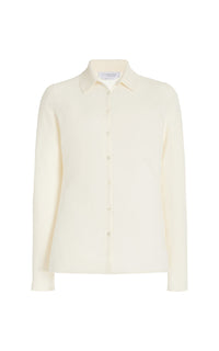 Ivory / Chemise Deidre en laine - Ivory