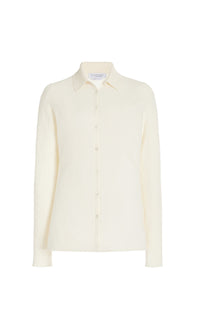 Ivory / Chemise Deidre en laine - Ivory