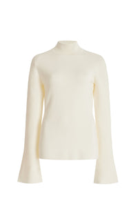 Pull à col roulé Straun en laine - Ivory