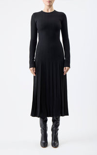 Black / Robe Walsh en laine - Black