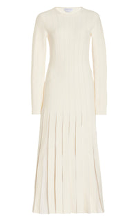 Ivory / Robe Walsh en laine - Ivory