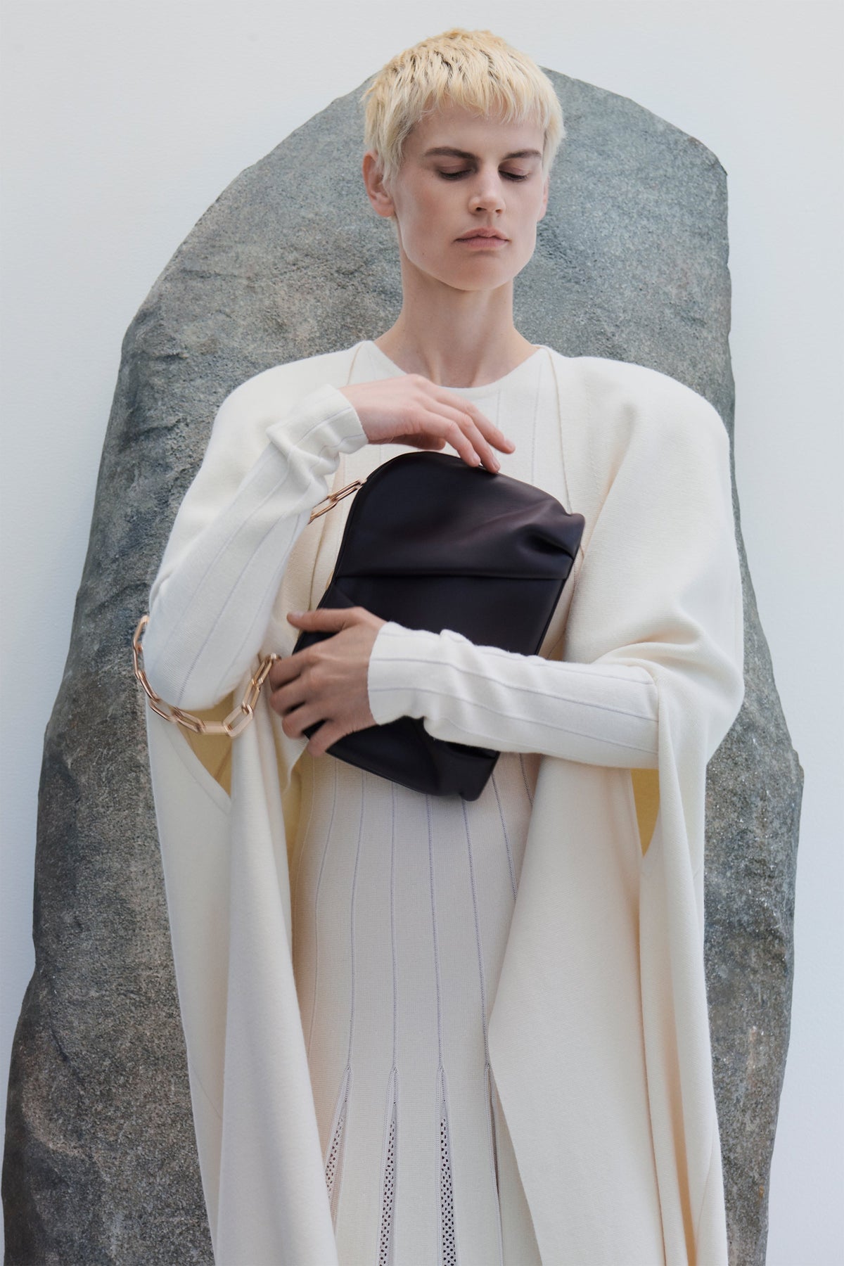 Ivory / Robe Walsh en laine - Ivory