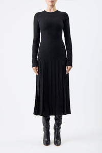Walsh Dress en noir nomad