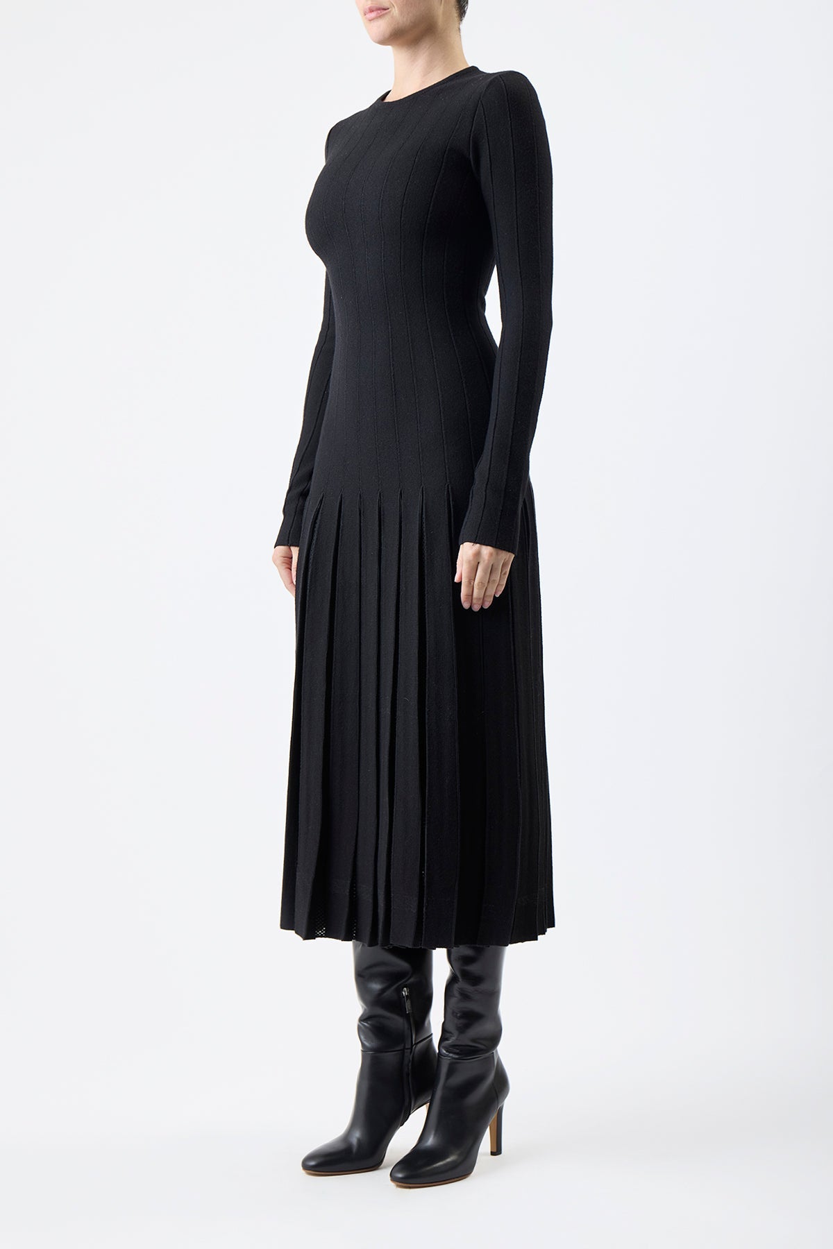 Walsh Dress en noir nomad
