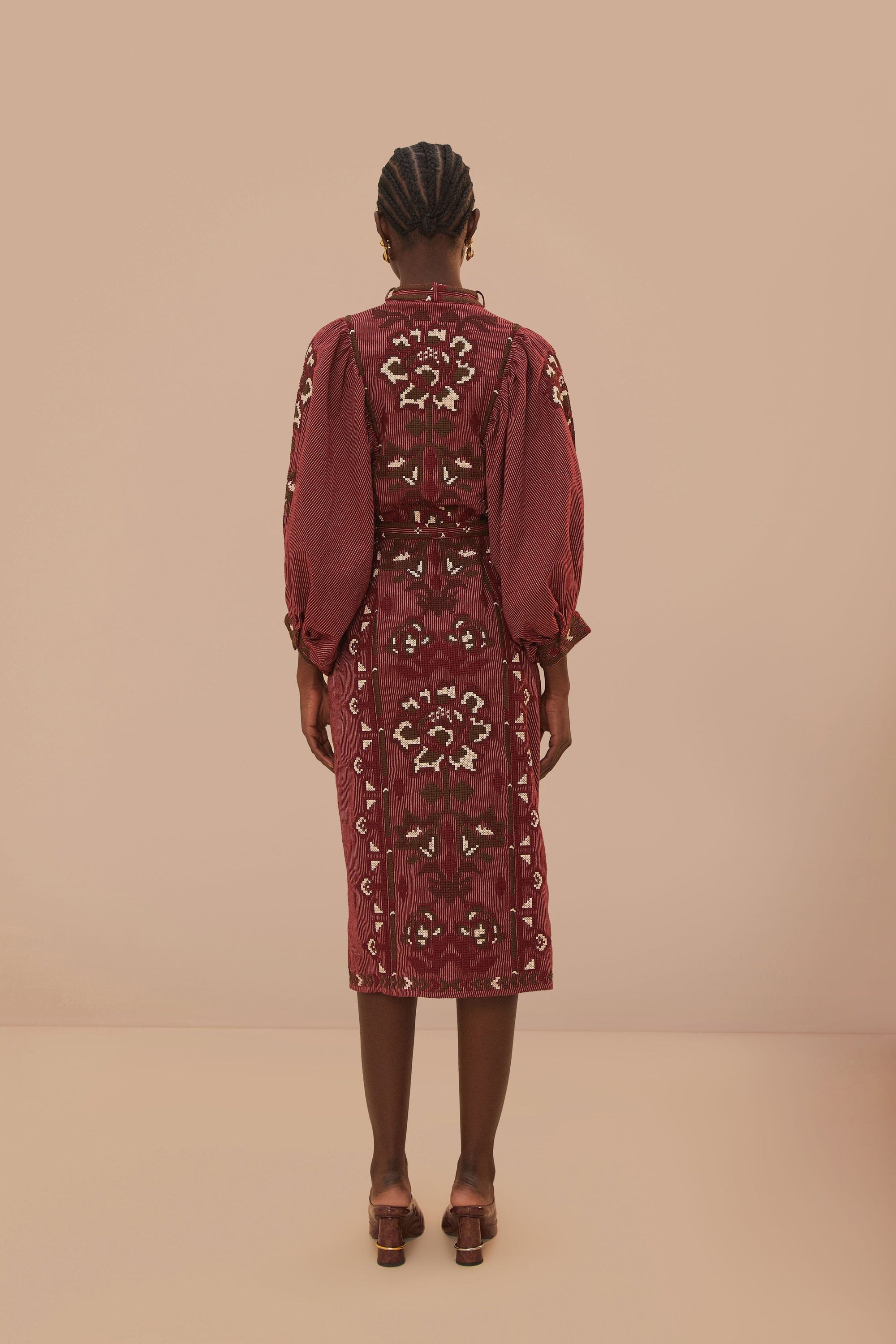 DJV_Burgundy Robes midi - Burgundy