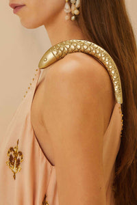 Anchor Tapestry maxi dress in cotton - Beige