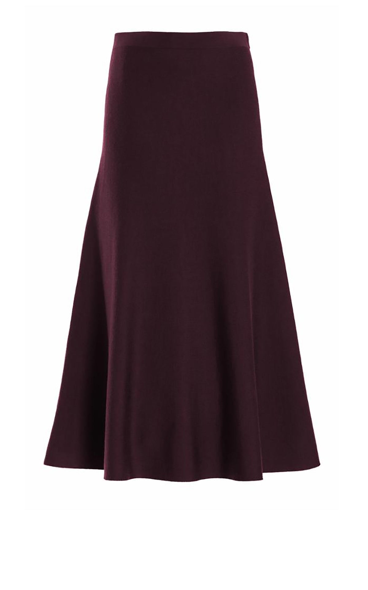 Freddie Skirt en bordeaux profond wanaka mérinos cachemire