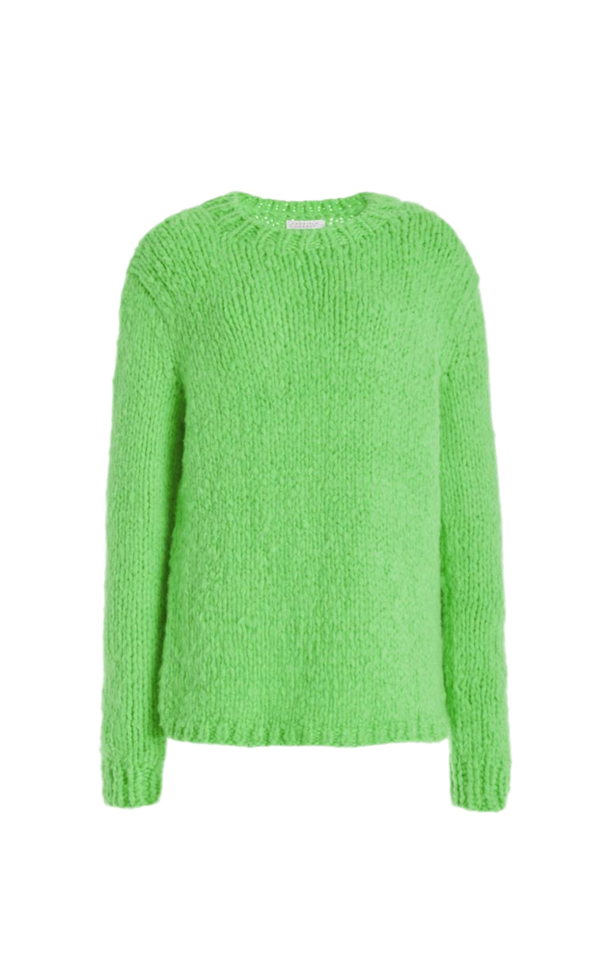 Lawrence cashmere sweater - Fluorescent Green