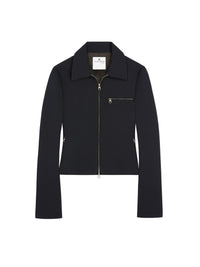 PREMIUM 38pcs NEW / VESTE ZIPPÉE EN TWILL - Black