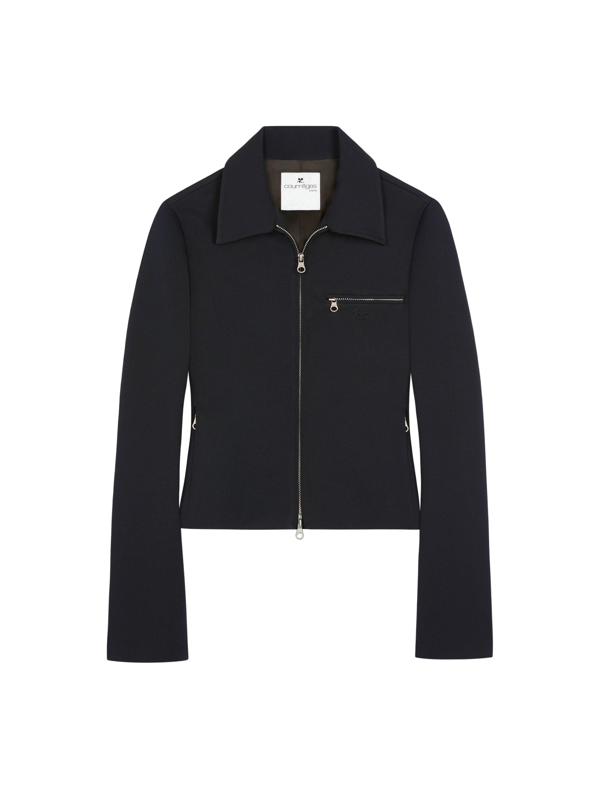 PREMIUM 38pcs NEW / VESTE ZIPPÉE EN TWILL - Black