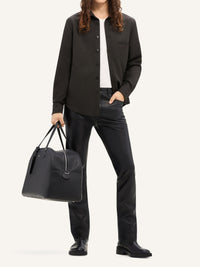 Chemise une poche en twill - Mud Brown