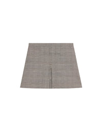 PREMIUM 40pcs NEW / MINI JUPE TAILLEUR PRINCE DE GALLES - Sand & Mud Brown