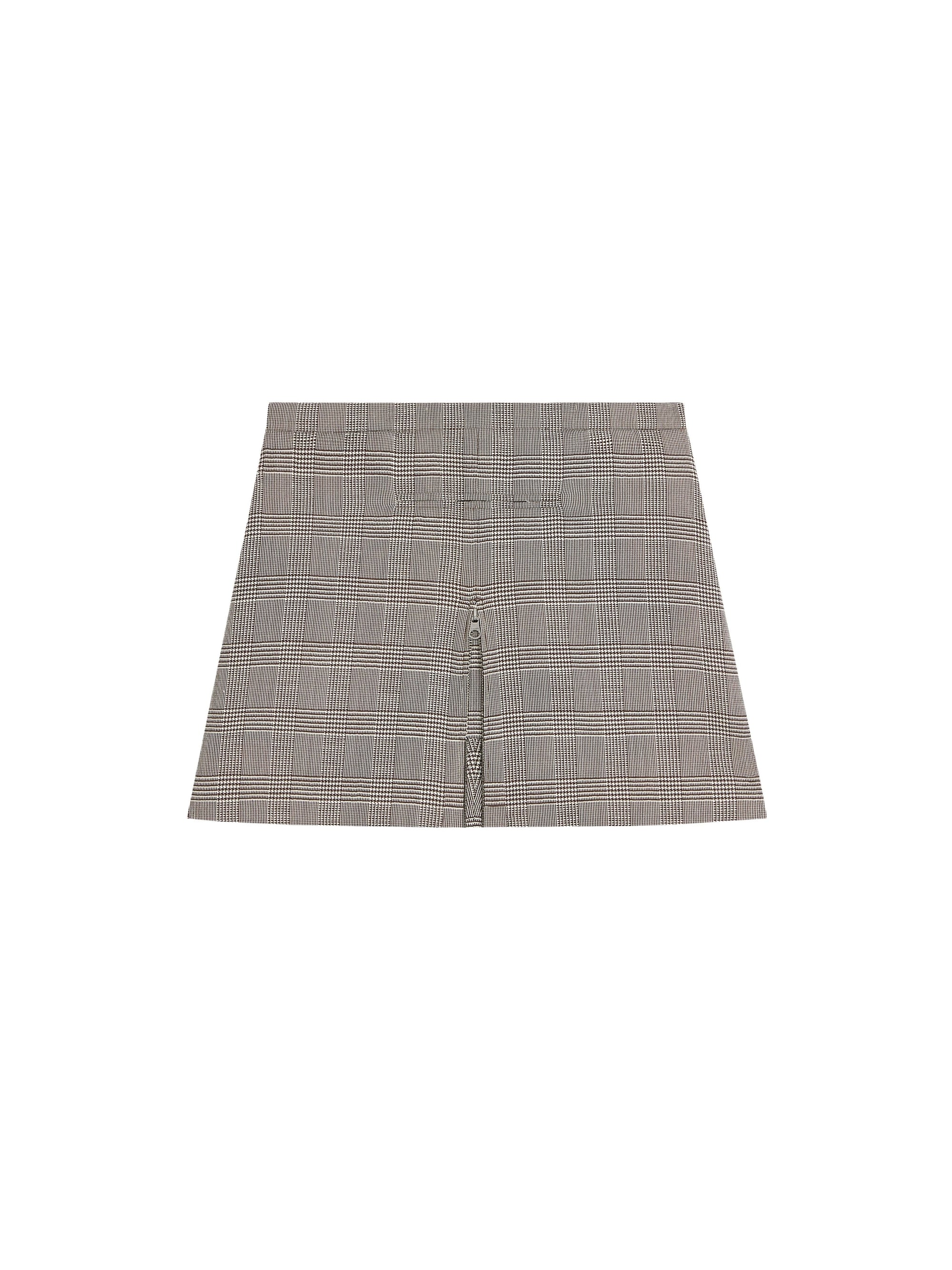 PREMIUM 40pcs NEW / MINI JUPE TAILLEUR PRINCE DE GALLES - Sand & Mud Brown