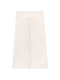 Jupe midi tailleur en twill - Natural