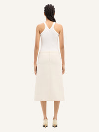 JUPE MIDI TAILLEUR HÉRITAGE EN CRÊPE
