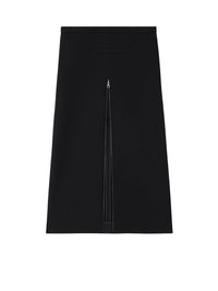 PRIX MARQUE : 130 / JUPE MIDI TAILLEUR HÉRITAGE EN CRÊPE